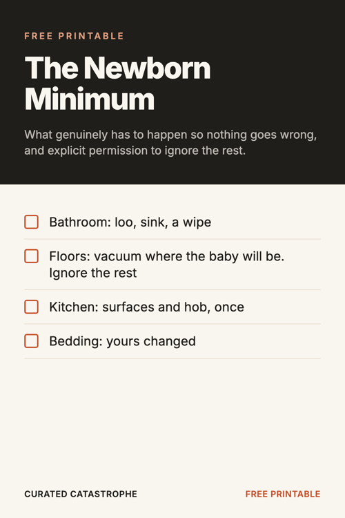 Preview of the The Newborn Minimum printable