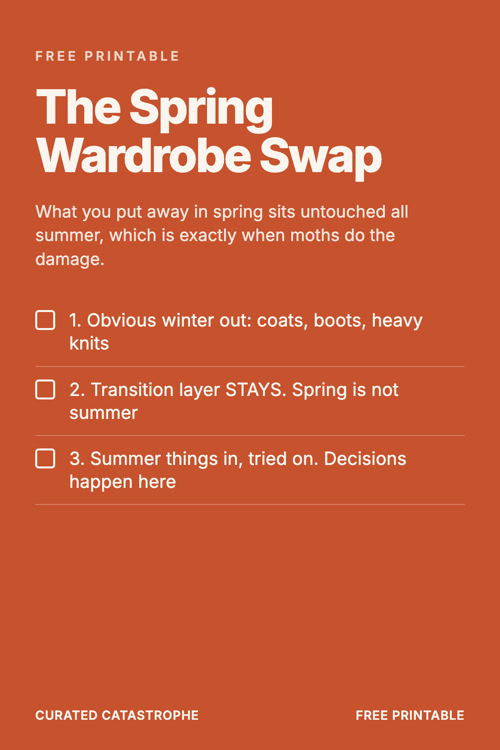 Preview of the The Spring Wardrobe Swap printable